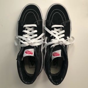 Black high top vans